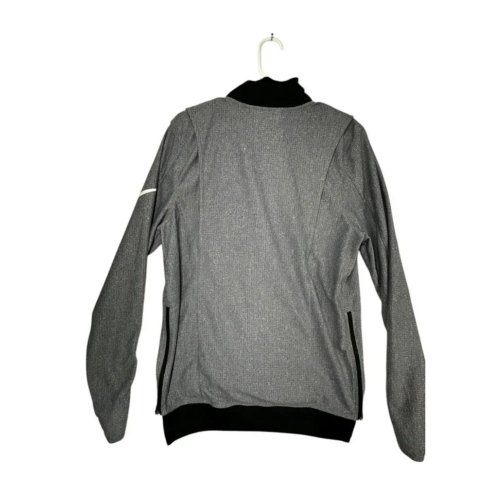 Men‎ Nike Basketball Full Zip Jacket Sweater Blue Zipper Side Slits